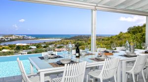 SAINT-MARTIN !! Villa d’exception avec vue panoramique sur la Baie Orientale