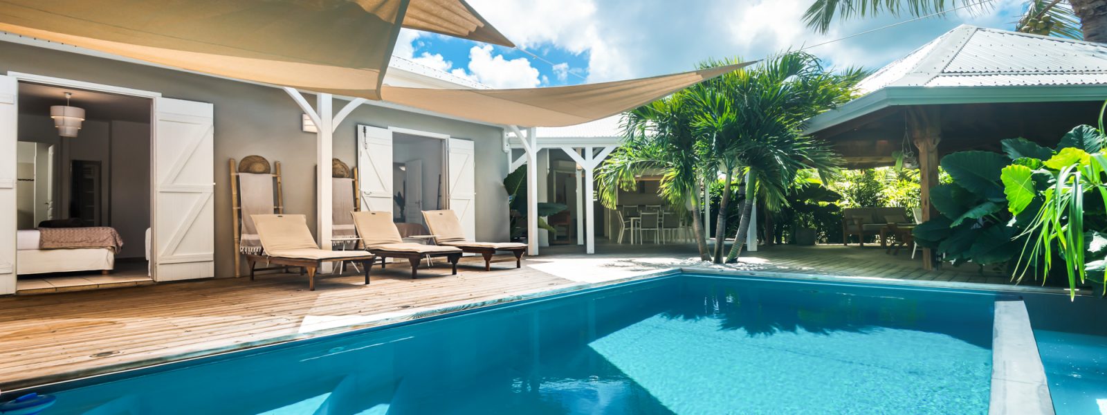 Villa cosy et chaleureuse – 4 chambres – Piscine -Saint-François
